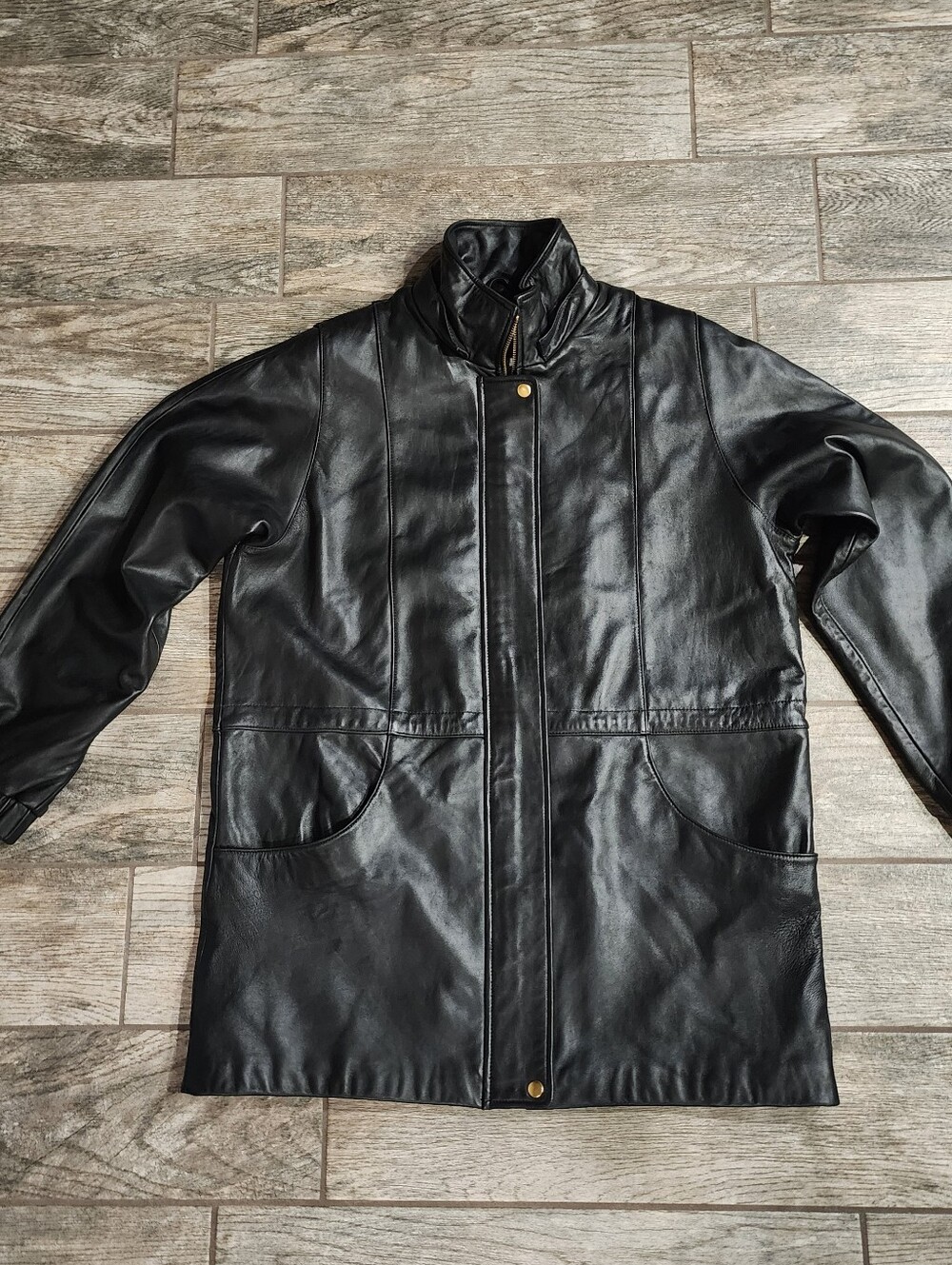 Worthington Lambskin Leather Jacket Womens Large